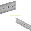 F26C 30CM 12"Steel Stainless Pocket Pouch Metric Metal Ruler Measurement Double Sided