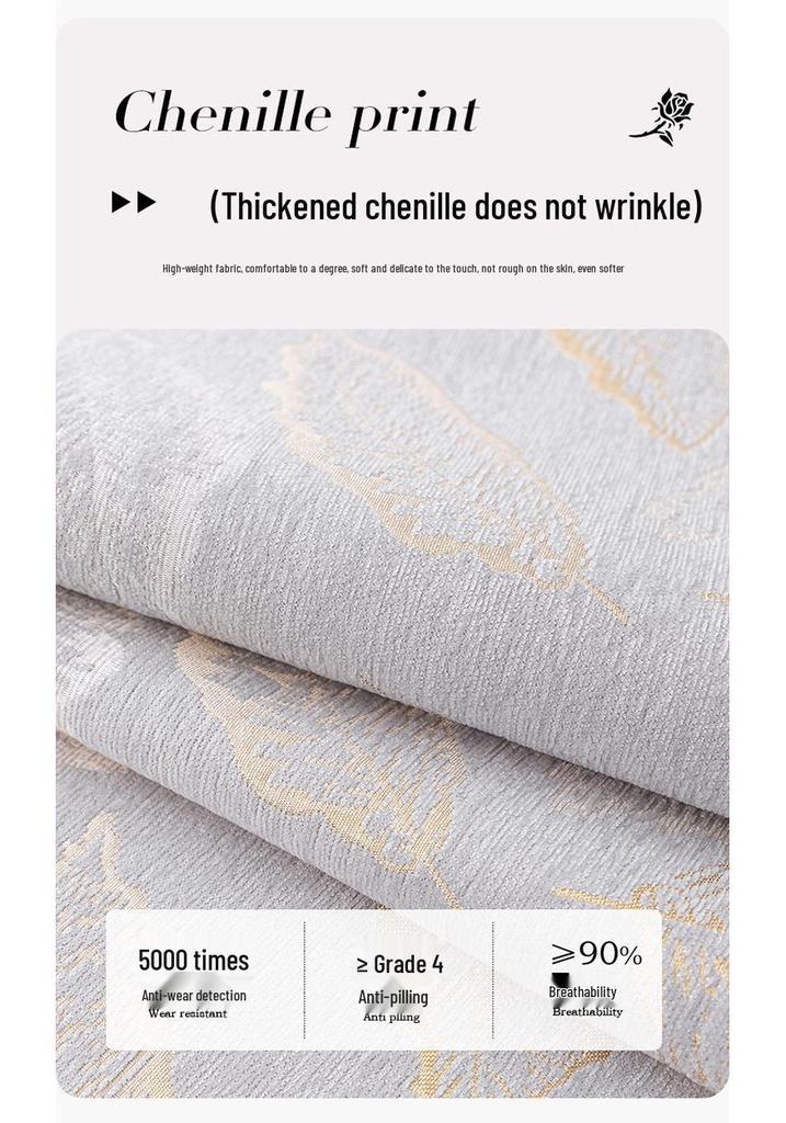 2026 Universal Chenille Sofa Cushion - Lightweight, Non-Slip, Luxury Feel Leather Cover