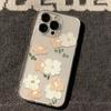 New Oil Painting Petals iPhone17Promax Mobile Phone Case Art for Apple 16promax Space Case 15
