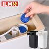 iLMH Toilet Cleaner Dispenser, Overflow Tube Mount Buffer Box, Slow Release Dual Layer PP, for Toilet Tank Tablet Holder, No Gap