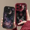 Mysterious Magic Star Moon Pattern Phone Case For Samsung Galaxy S25 S24 S23 S22 S21 S20 Ultra Plus FE A15 A35 A54 A55 Cover
