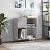 VidaXL Armoire à disques sonoma gris 84,5x38x89 cm bois d'ingénierie 831778