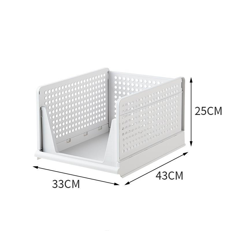 Multi-Model Plastic Clothing Folder: Drawer-Type Layered Storage Organizer with Built-in Shelf for Wardrobes