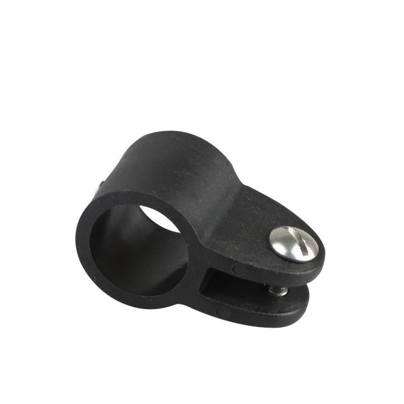 2 Pieces 25mm Black Nylon Plastic Top Jaw Slide Cap Bimini Railing Fitting For Yacht Boat Hardware 22mm