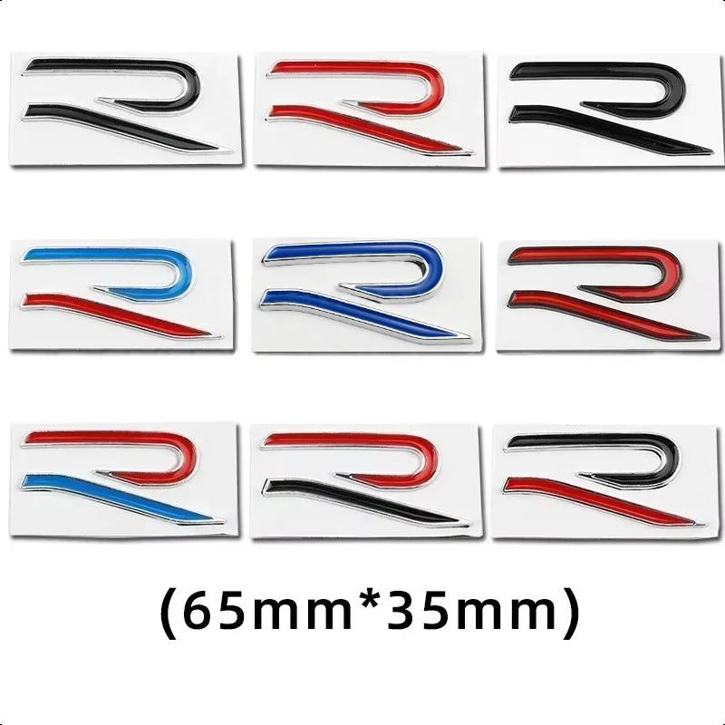 Металеві Наклейки R Car Наклейка на Багажник для R Line Golf 8 Beetle Scirocco Passat Sharan Tiguan Jetta Наклейка на Крило Збоку