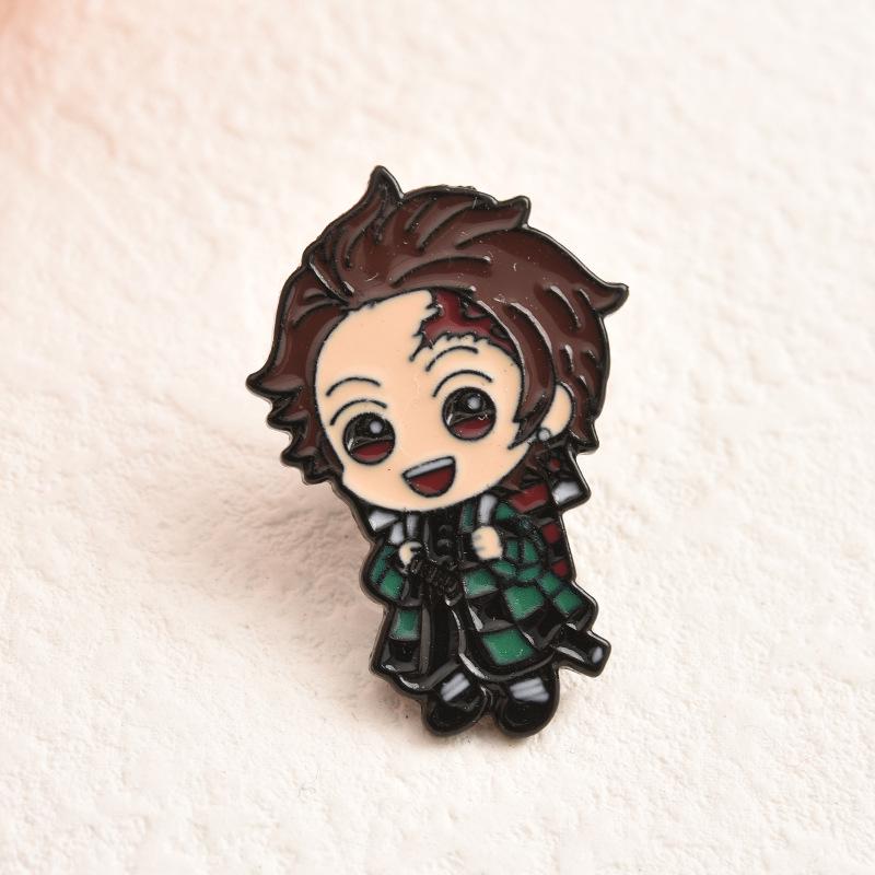 

Demon Slayer Tanjiro Brooch: Metal Badge & Corsage Accessory