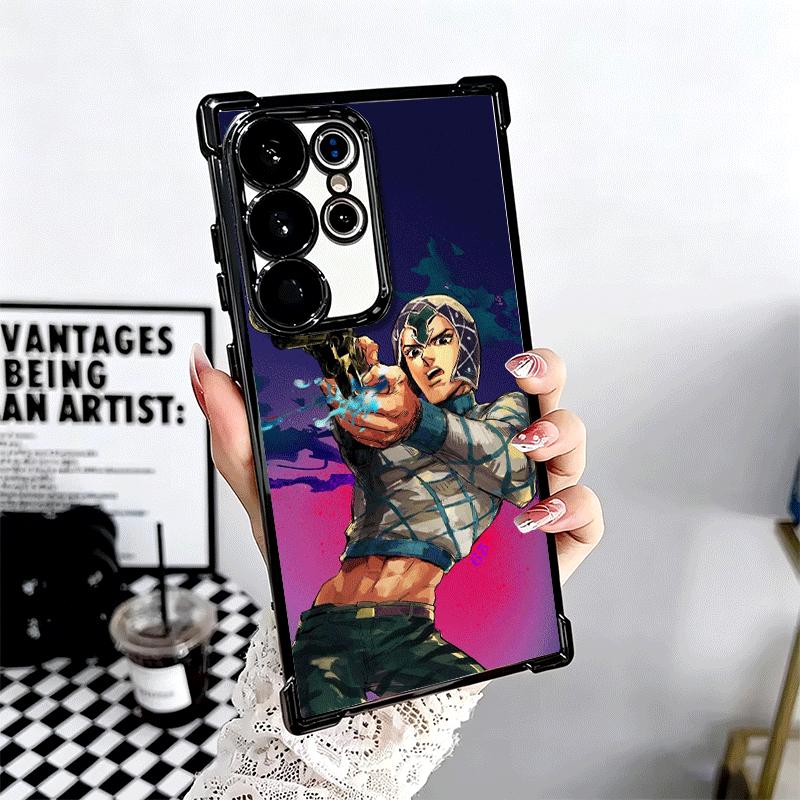 JoJo Abenteuer Guido Mista Weiche Handyhülle Für Samsung Galaxy S26 Ultra S25 Edge S24 FE S23 Plus S22 S21 + S20 Galvanisiert Anti-Fall