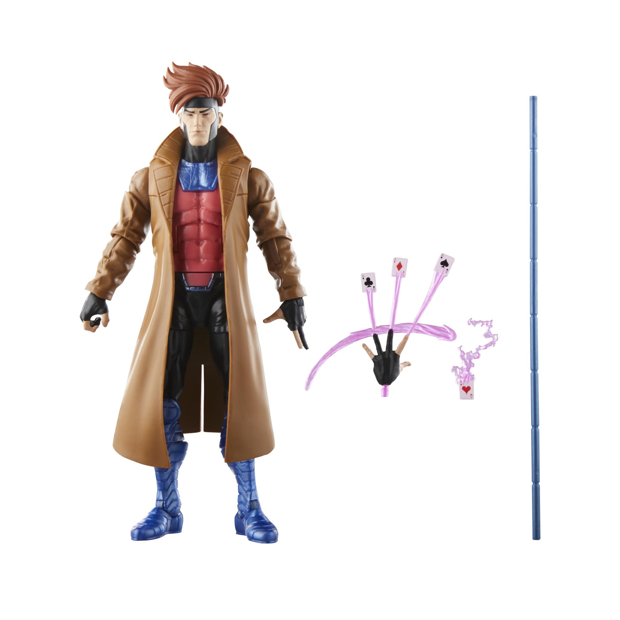 

Hasbro Marvel Legends Series Gambit, X-Men 97 6-inch (15 cm) Action Figure, Marvel Legends Action Figure F6547, Authentic