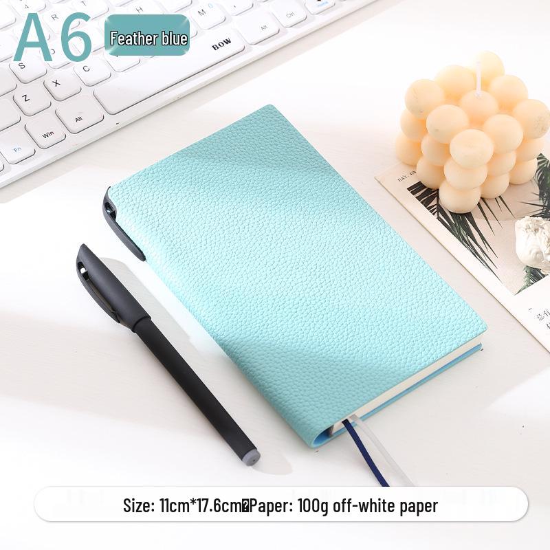 Custom Lychee Grain A5 Notebook with Logo - Ideal for Business Meetings and Students
