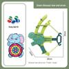Catapult Sticky Ball & Bow Set: Educational Parent-Child Cartoon Dartboard Toy