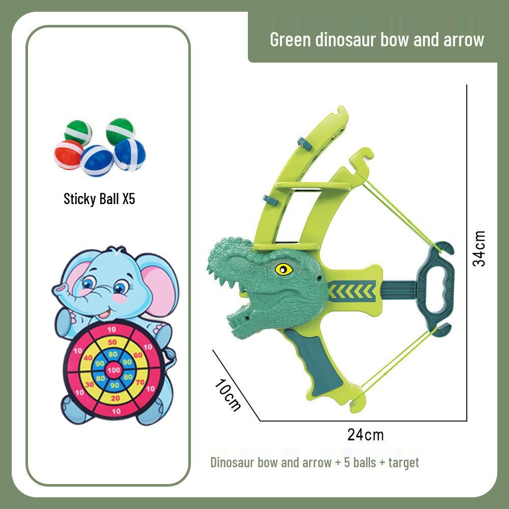 Catapult Sticky Ball & Bow Set: Educational Parent-Child Cartoon Dartboard Toy