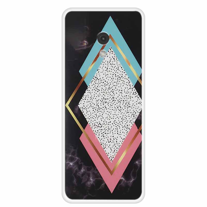 Pour Nokia 215 4G 2024 Coque Nokia 235/220 4G 2024 Marbre Peint Transparente TPU Coque Arrière pour Nokia220 4G Coque de Protection ClearShell
