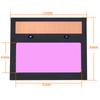 Solar Panel Soldering Mask Lens Auto Darkening Welding Helmet Goggles Lens Replaceable LCD Dimming Screen for Welder Supplies