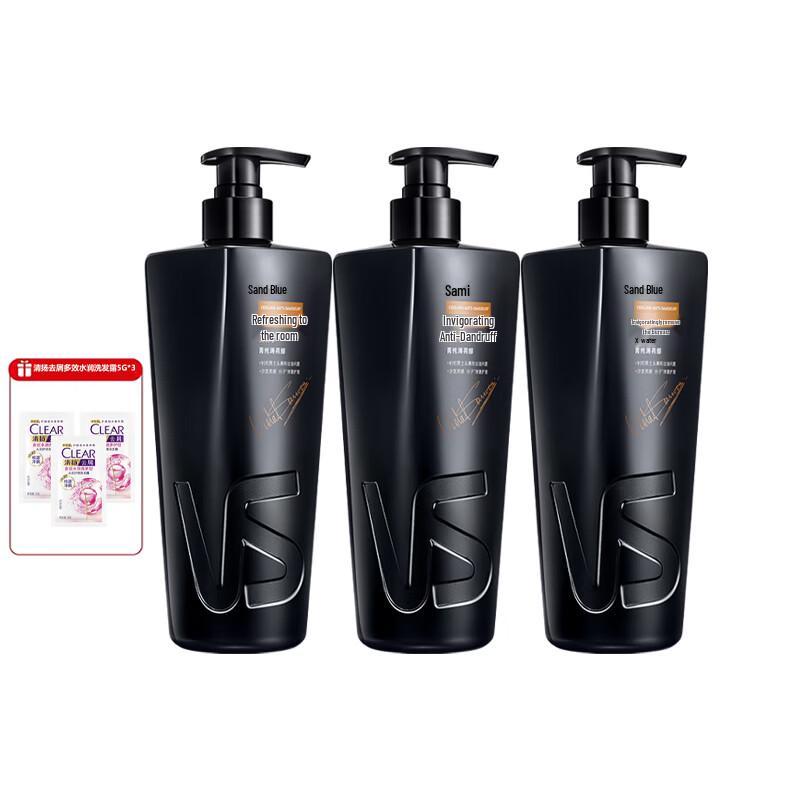 

Vidal Sassoon Men s Refreshing Anti-Dandruff & Oil Control Shampoo (3 x 700g)
