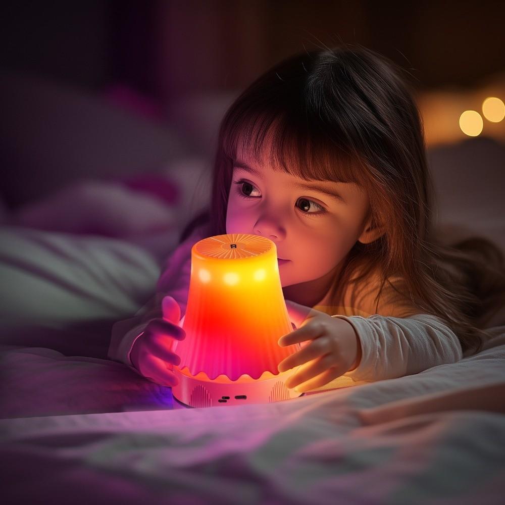 Rechargeable RGB LED Night Lamp Gesture Control Creative Room Bedside Lamp Home Decor Adjustable Hand Gesture Sensor Light