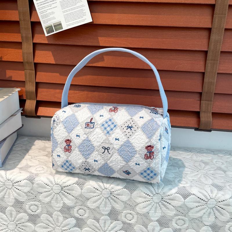 

Мультяшный косметический дорожный органайзер, повседневные сумки для макияжа и умывания, большая вместимость, портативная сумка-тоут, подарки