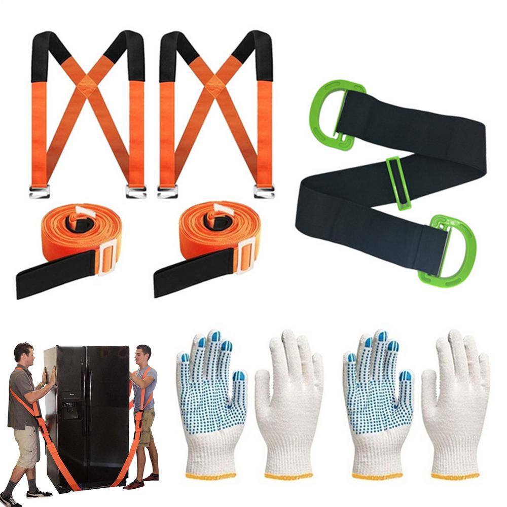 Lifting Straps Moving Adjustable Lifting Straps Heavy Furniture 2-Person Moving Belt Multifunction Mover System Shoulder