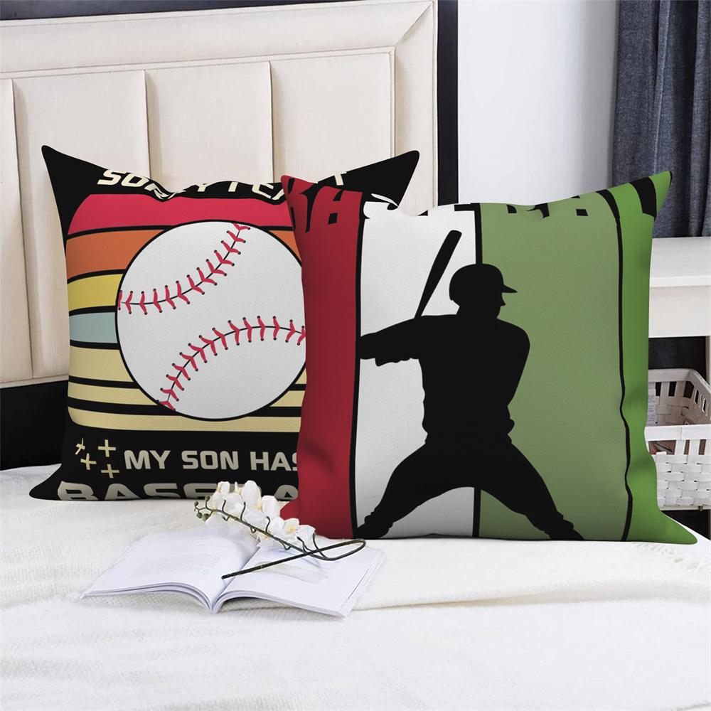 Pillowcase Home Sofa Car Decoration  Baseball Sports Cushion Cover