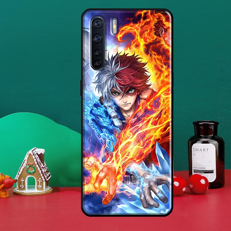 Anime Shoto Todoroki Fall Für OPPO A74 A54 A94 A31 A53 A5 A9 2020 A52 A72 A1K A83 A91 A93 a3S A5S A15 Abdeckung