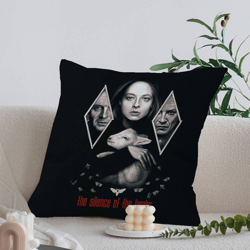 Classic Movie The Silence Of The Lambs Personalized Pillow Cover Kids Bedroom Wild Party Decor Pillowcase Birthday Shower Gift