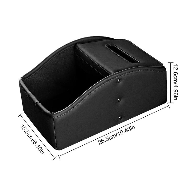 Aufbewahrungsbox für die Armlehnenkonsole, Hauptaufbewahrungsbox für das Fahren, PU-Leder, multifunktionale Aufbewahrungsbox fürs Auto, Auto-Armlehnenbox, elegante Lösung