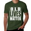 Old Lives Matter T-Shirt tops quick drying boys whites anime clothes t shirts casual stylish