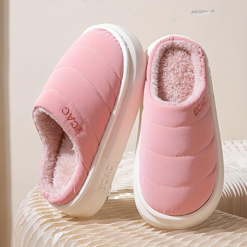 Unisex Winter Slippers - Thickened Fleece-Lined, Warm,Casual Slip-On Design for Men & Women, Perfect for Home & Outdoor Use