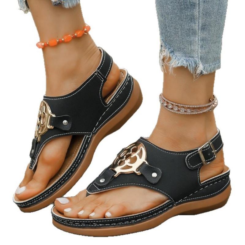 New Here-shaped Sandals for Women, Flat and Thick-soled Shoes for Women