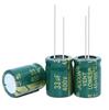 JCCON High-Frequency Low-ESR 33µF 400V Capacitor for Switching Power Supplies, Green Gold, Size 13x21mm 16x20mm.