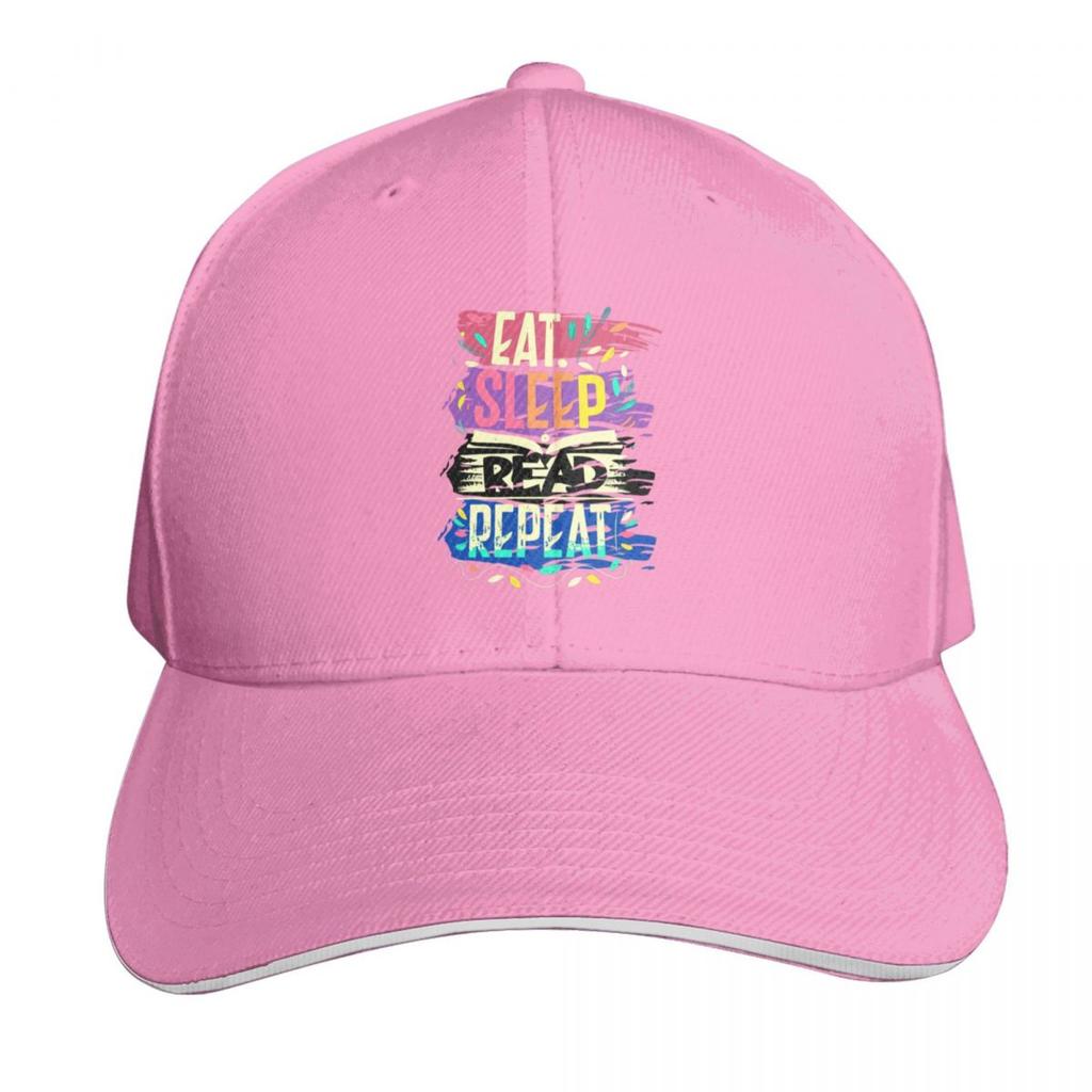 Eat Sleep Read Repeat Eat Sleep Read Repeat Baseball Cap Unique Hats Fishing Hat Hat Unisex Golf Hat Unisex Unisexs Caps Womens