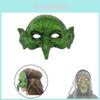 Realistisk Grön Häxmask För Halloween Påsk Karneval Festmask Rekvisita