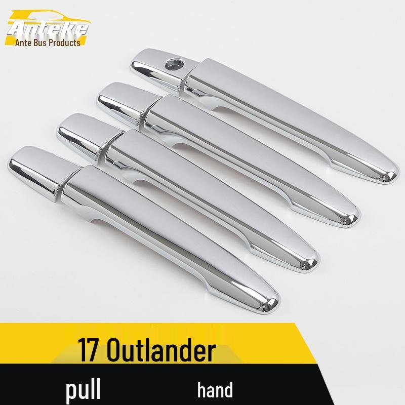 Bright Strip Decorative Handle Stickers for 17 Outlander Door Armrest