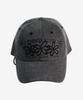 Ongo One, Two, Three, Flower Knot Cap [Charcoal]