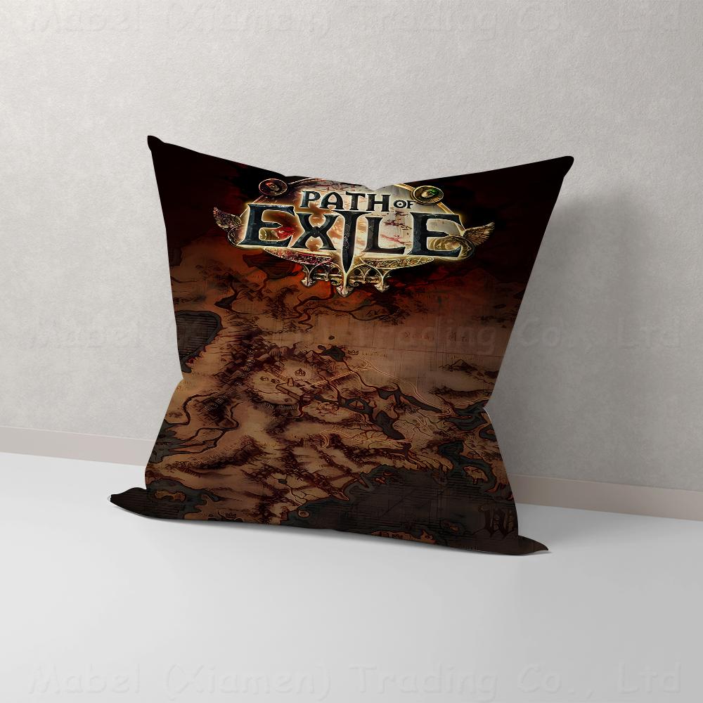 

Игра Path Of Exile Подушка Аниме Подушка Диван Кровать Подушка для головы Наволочка Чехол для подушки 45x45 см Мода 12x12Inch