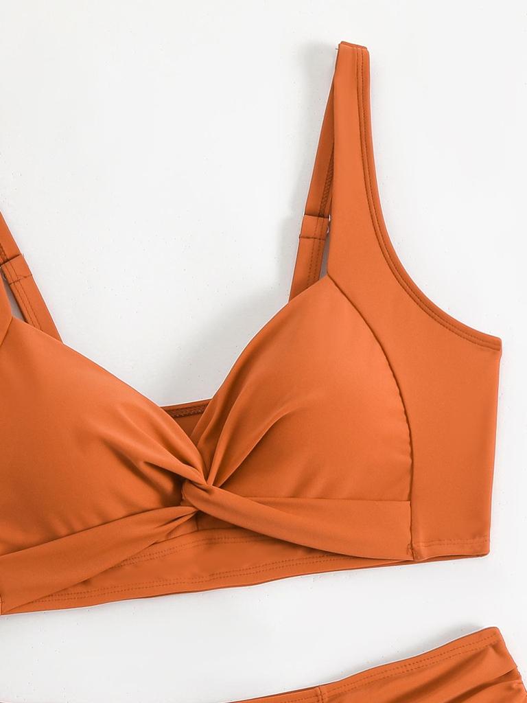 2025 European & American High-Waisted Women's Bikini - Sexy, Split Design Swimwear