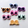 20pcs Mixed Cute Animal Glasses Resin Flat Back Decorative Scrapbook Diy Jewelry Hair Accessories Charm Decorative Accessories