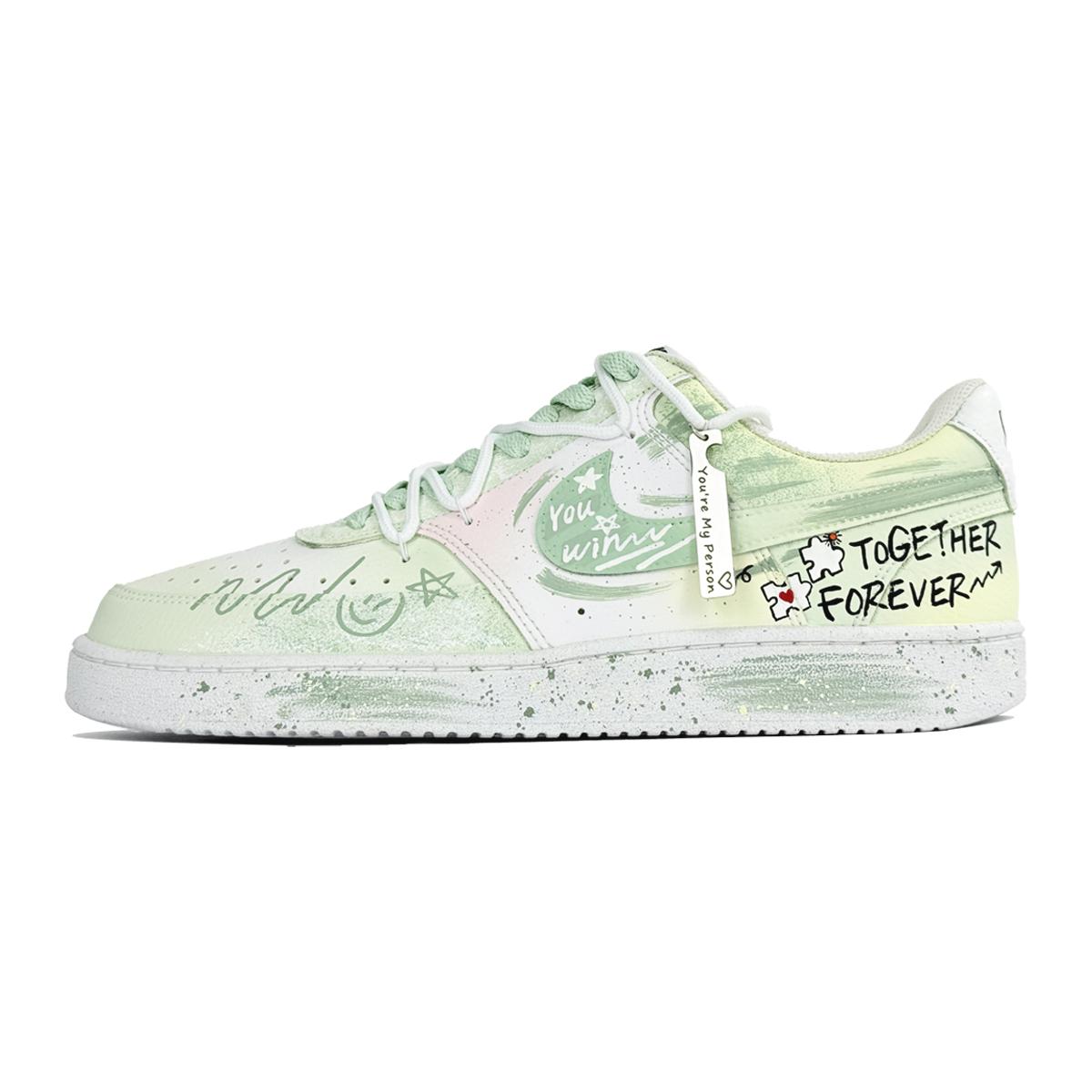 

Nike Court Vision 1 Extreme Custom, The Wizard Of Oz Abrasion Resistant Abrasion Resistant Low top Skateboard Shoes DH2987-101(Team1105-) 37.5