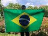 SKY FLAG Bandiera Grande del Brasile 90x150cm da Appendere Poliestere Stampa Digitale Bandiera Banner Brasile Brasileira per Celebrazione