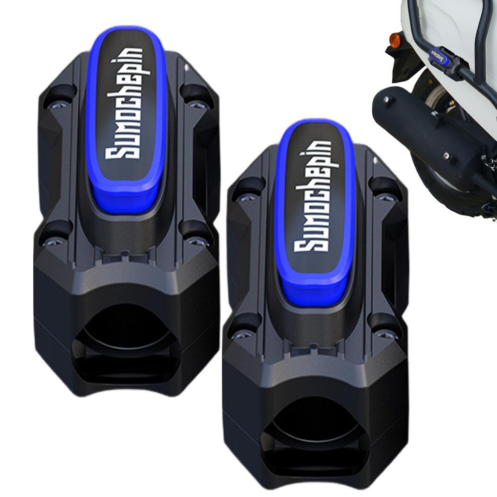 

Motorcycle Drop Guards 2pcs Engine Anti-scratch Crash Bar Block Fits 0.78-1.02in Pipe Diameter Bumper Protector Anti-Collision