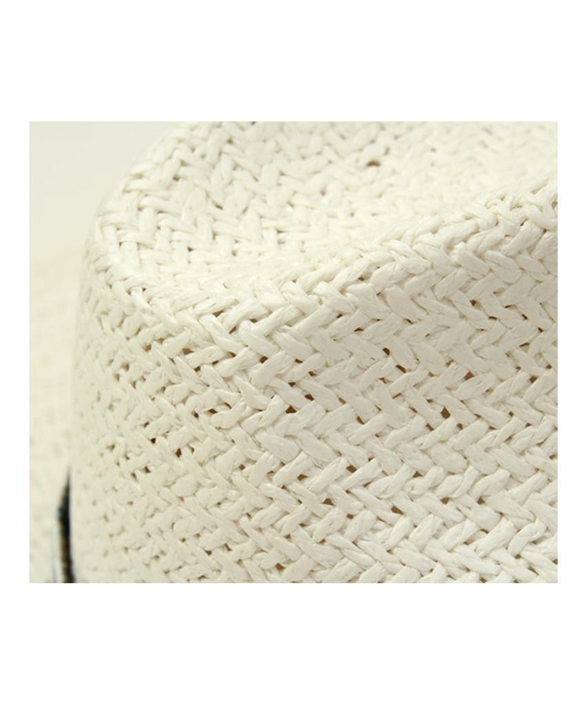 Yunibeosyeolkemiseuteuli Cool Line Swing White Fedora Summer Fedora
