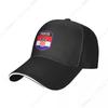 Cappellino da Baseball con Emblema Bandiera Croata Cappello da Sole Per Bambini Cappello da Sole Sportivo Cappello da Golf Unisex Donna