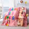 Customizable K-KAROL-G flannel blankets, perfect for autumn warmth, suitable for children and adults, and stylish K-POP shawls