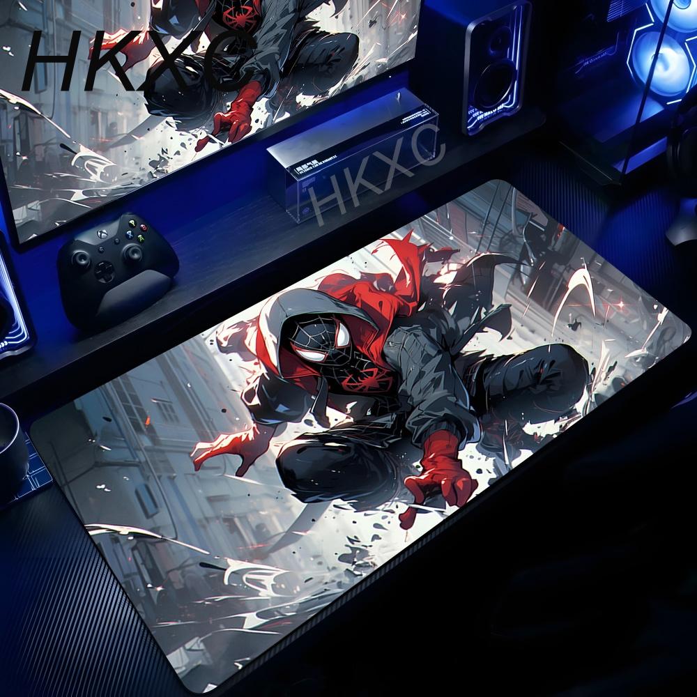 Spider Man Mouse Pad XXL Anime HD Rubber Keyboard Mousepad Suitable For Office Desk Laptops Gaming Accessories Non Slip