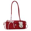 Korean Retro Women's Shoulder Bag - 2026 Autumn/Winter Light Luxury Crossbody