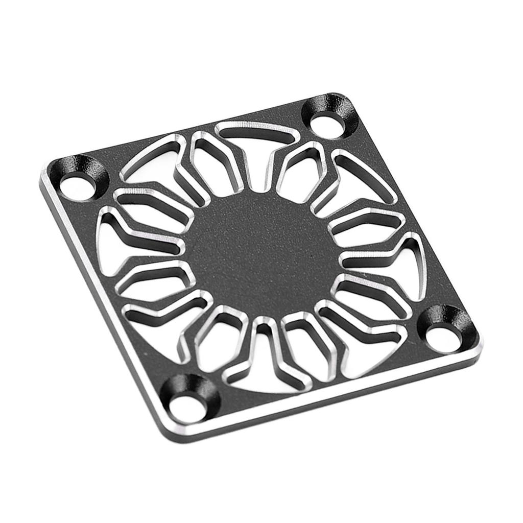 RC Cooling Fan Cover Universal Aluminum Alloy Fan Protective Cover for ESC Motor Heatsink 30x30mm Black
