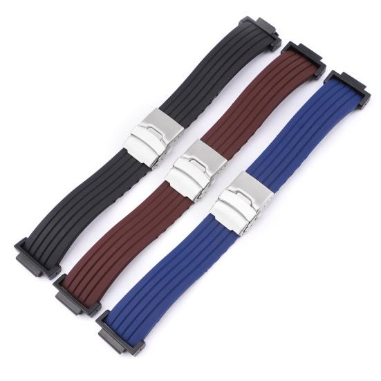 Pásek na hodinky Měkké vodotěsné příslušenství 22mm silikonový náramek na zápěstí Kompatibilní pro Casio GA-110/DW-5600/GA2100