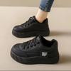 Shoes Woman 2024 Round Toe  Platform Autumn Casual Female Sneakers Shallow Mouth New Creepers Small Fall Sports Winter