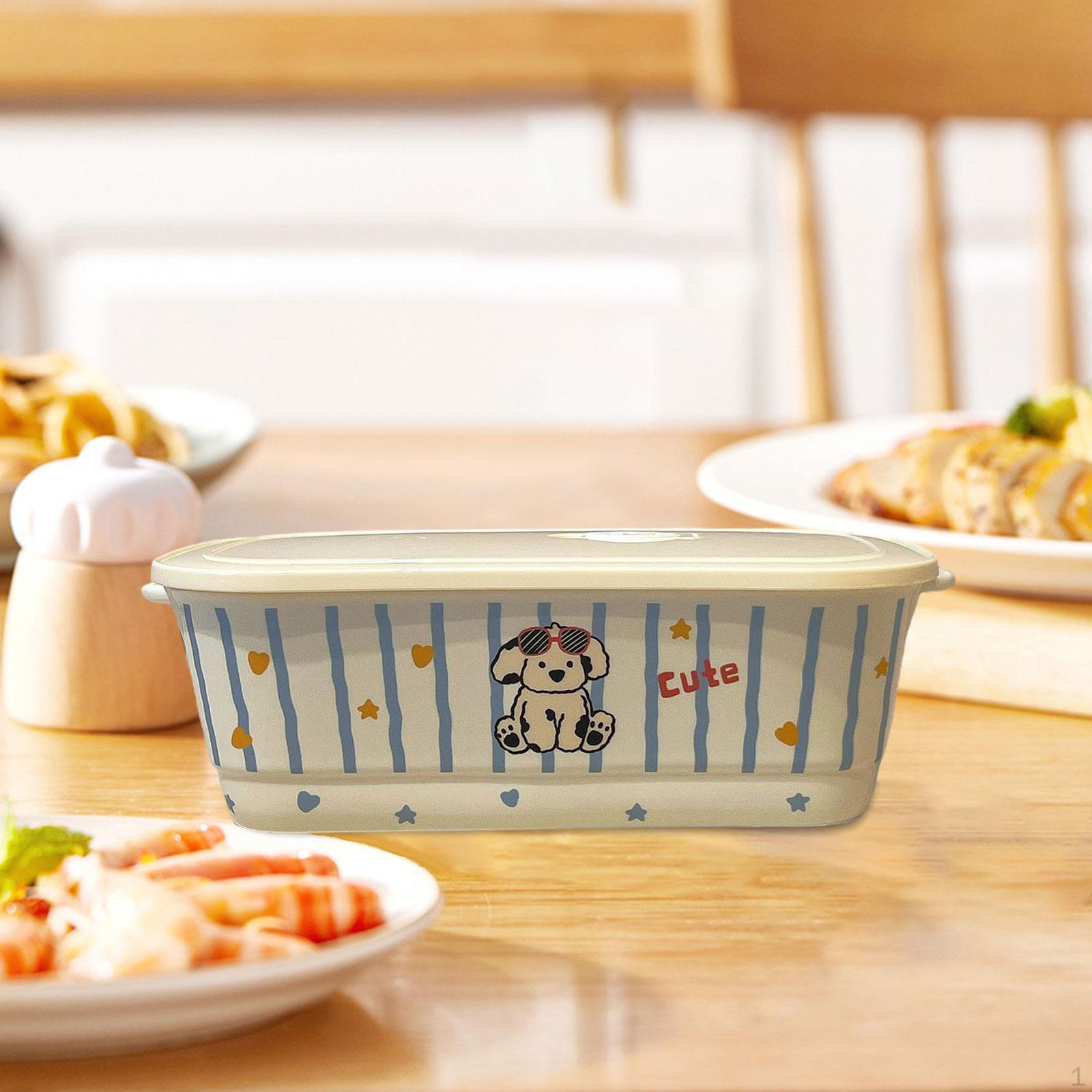 Керамический контейнер для обеда с 3 отделениями Bento Snack Box Veggie для кухни пикника дома 2095₽