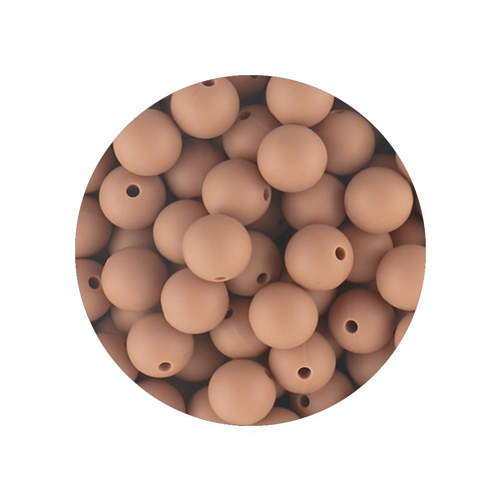Kovict 9MM 40-80Pcs Round Silicone Bead 9MM Food Grade For Jewelry Making DIY Bracelet Pacifier Chain Accessories