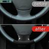 For BMW 3 Series E90 ABS Carbon Fiber Steering Wheel Buttons Frame Decor
